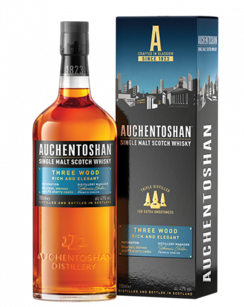 Auchentoshan Three Wood Single Malt Whisky